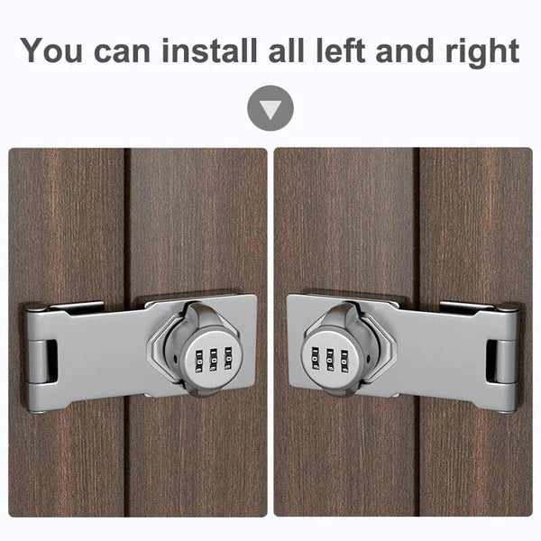 Combination Cabinet Lock with Three Digit Code and Resettable Dials All Vera Mart