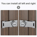Combination Cabinet Lock with Three Digit Code and Resettable Dials All Vera Mart