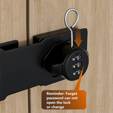 Combination Cabinet Lock with Three Digit Code and Resettable Dials All Vera Mart