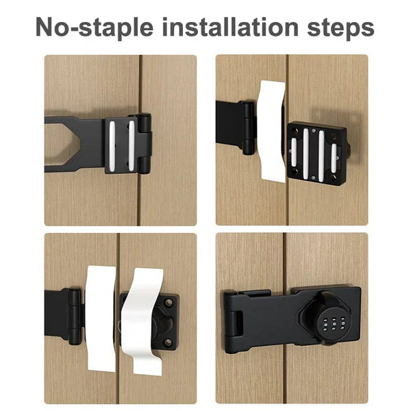 Combination Cabinet Lock with Three Digit Code and Resettable Dials All Vera Mart