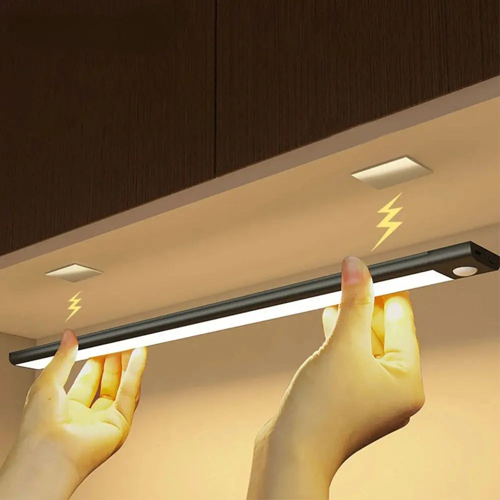 Closet Motion Sensor Light with USB-C Rechargeable Power and Adjustable Color, Slim 9mm All Vera Mart