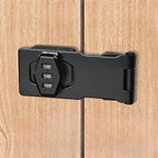 Heavy Duty Zinc Alloy Combination Hasp Latch with Resettable Code Mechanism