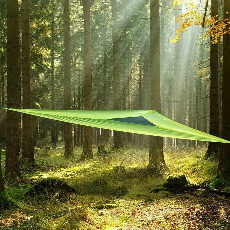 Triangle Hammock with Three-Point Anchor System and Multi-Person Capacity All Vera Mart