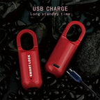 Fingerprint Padlock with 10 Fingerprint Storage and LED Status Indicator All Vera Mart