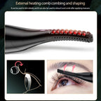 Heated Eyelash Curler with Three Temperature Settings and Curved Comb Design All Vera Mart