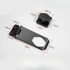 Heavy Duty Zinc Alloy Combination Hasp Latch with Resettable Code Mechanism