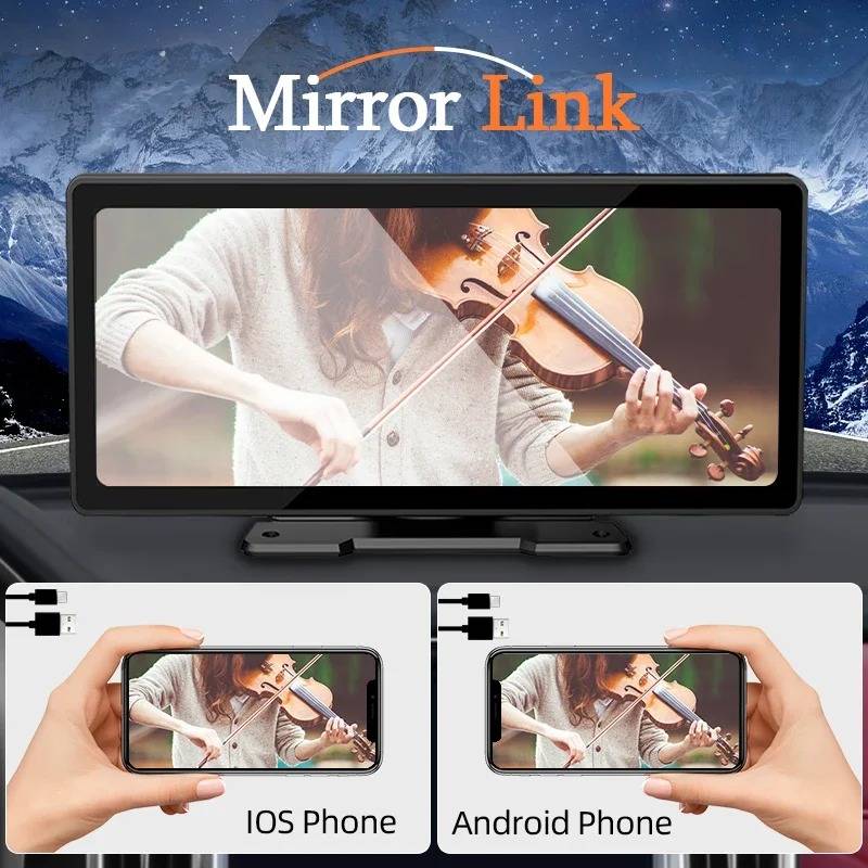 Touchscreen Car Stereo with Voice Control and Backup Camera, 10.26 inch Display All Vera Mart