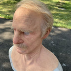 Realistic Old Man Latex Mask with Movable Mouth and Detailed Wrinkles for Adults All Vera Mart