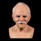 Realistic Old Man Latex Mask with Movable Mouth and Detailed Wrinkles for Adults All Vera Mart