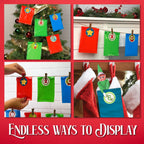 25-Day Craft Advent Calendar with Diamond Art and Paint by Number, Holiday Ornaments All Vera Mart