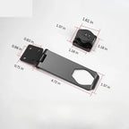 Heavy Duty Zinc Alloy Combination Hasp Latch with Resettable Code Mechanism