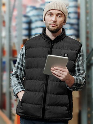 USB Thermal Heated Vest with Detachable Hood for Outdoor Cold Weather
