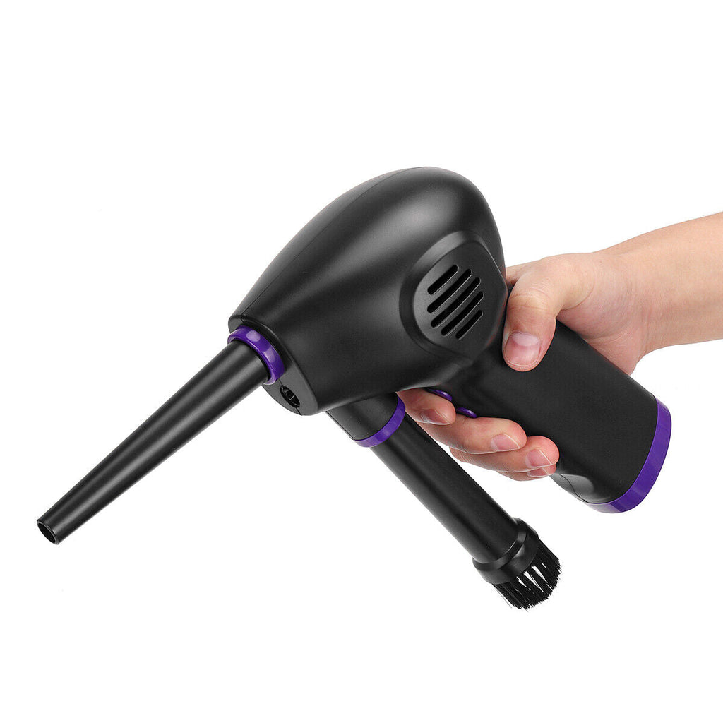 Handheld Air Blower with 156.6 MPH Airflow and Interchangeable Nozzles, 60 Min Runtime All Vera Mart