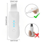 Ultrasonic Facial Scrubber with Dual Silicone Attachments and Three Vibration Modes All Vera Mart