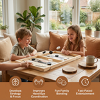 Wooden Catapult Launch Game for Two Players with Press-Down Mechanism All Vera Mart