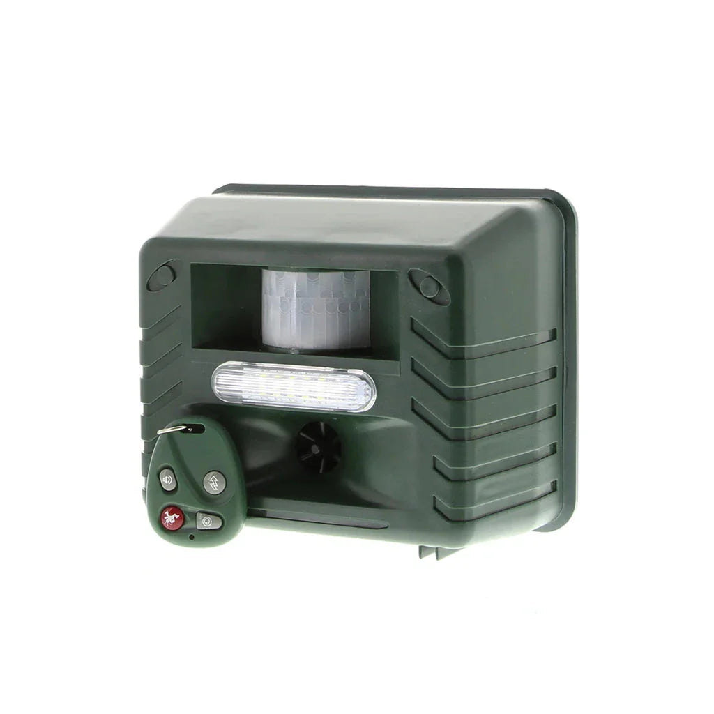 Ultrasonic Bird Repeller with Solar Power and LED Flash Lights, 170-Degree Coverage All Vera Mart