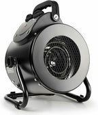 Electric Space Heater 1500W with Stainless Steel Coil and Two-Way Fan, Splash-Protected All Vera Mart