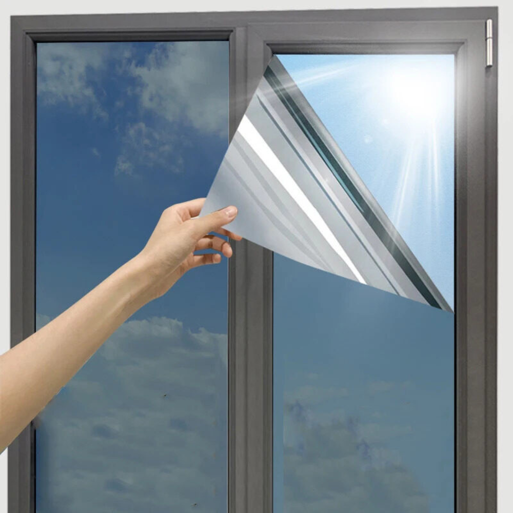 Window Film with Static Cling Application and Solar Heat Rejection, 15.7 x 39.4 Inches All Vera Mart