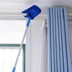 Extendable Ceiling Fan Duster with 180-Degree Flexible Head and Microfiber Bristles All Vera Mart
