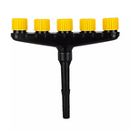 Garden Spray Nozzle with Multiple Patterns and Trigger Lock, Quick Connect Fitting All Vera Mart