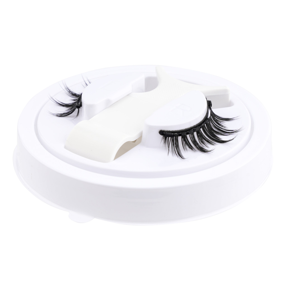 Magnetic Eyelashes with 3D Fiber Construction and Precision Tweezers, Reusable All Vera Mart