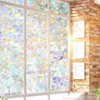 Static Cling Rainbow Window Film with UV Ray Blocking and Heat Control All Vera Mart
