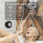 Waterproof Wireless Speaker with Suction Cup Mount and Hands-Free Calling, 10-Hour Battery All Vera Mart