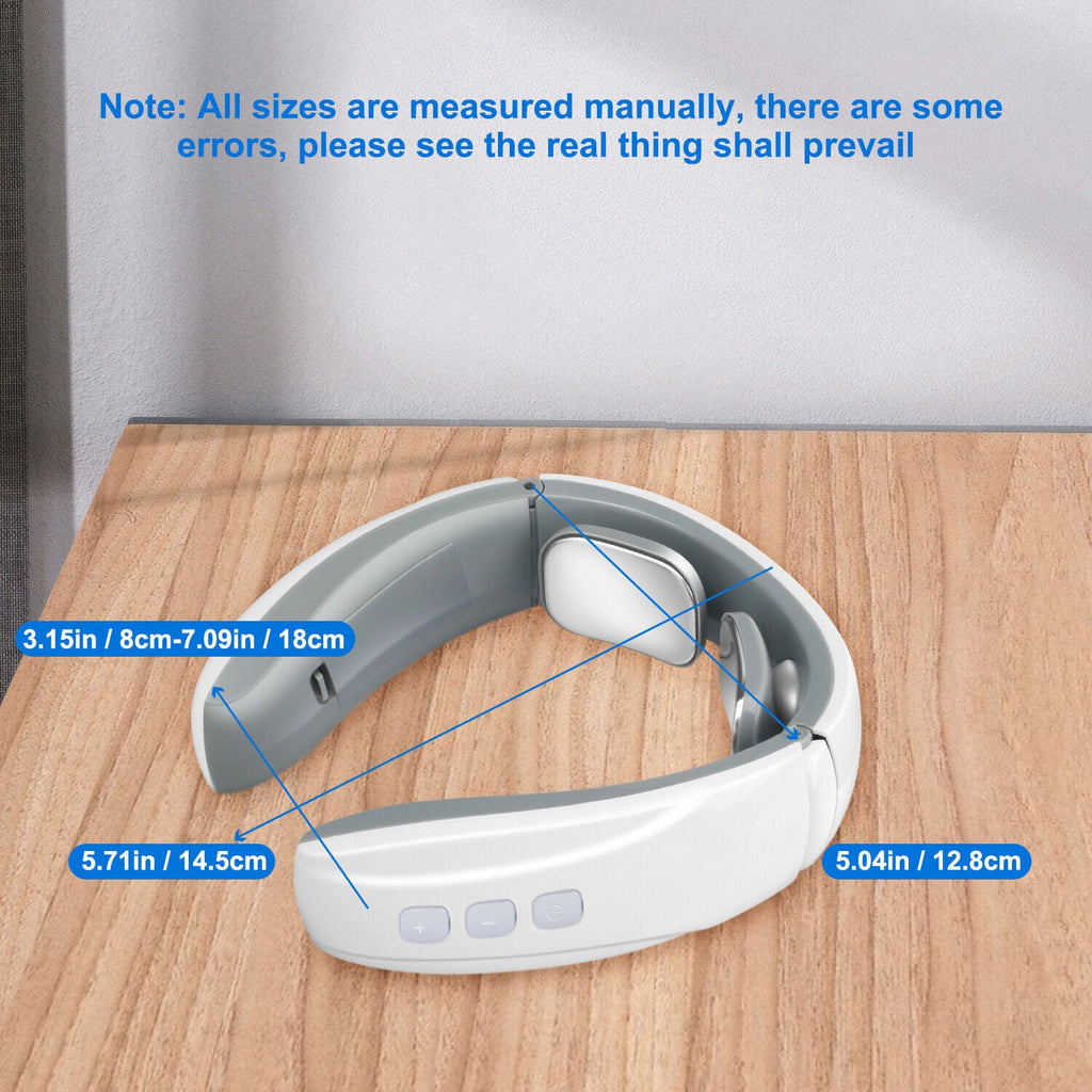 Rechargeable Neck Massager with Four Pulse Contacts and Six Massage Modes All Vera Mart