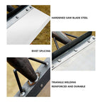 Adjustable Shovel with Scraper and Squeegee Head for Weeds, Moss, and Surfaces All Vera Mart