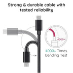 Micro USB Cable 10ft with Data Transfer and Secure Connector All Vera Mart