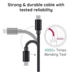 Micro USB Cable 10ft with Data Transfer and Secure Connector All Vera Mart