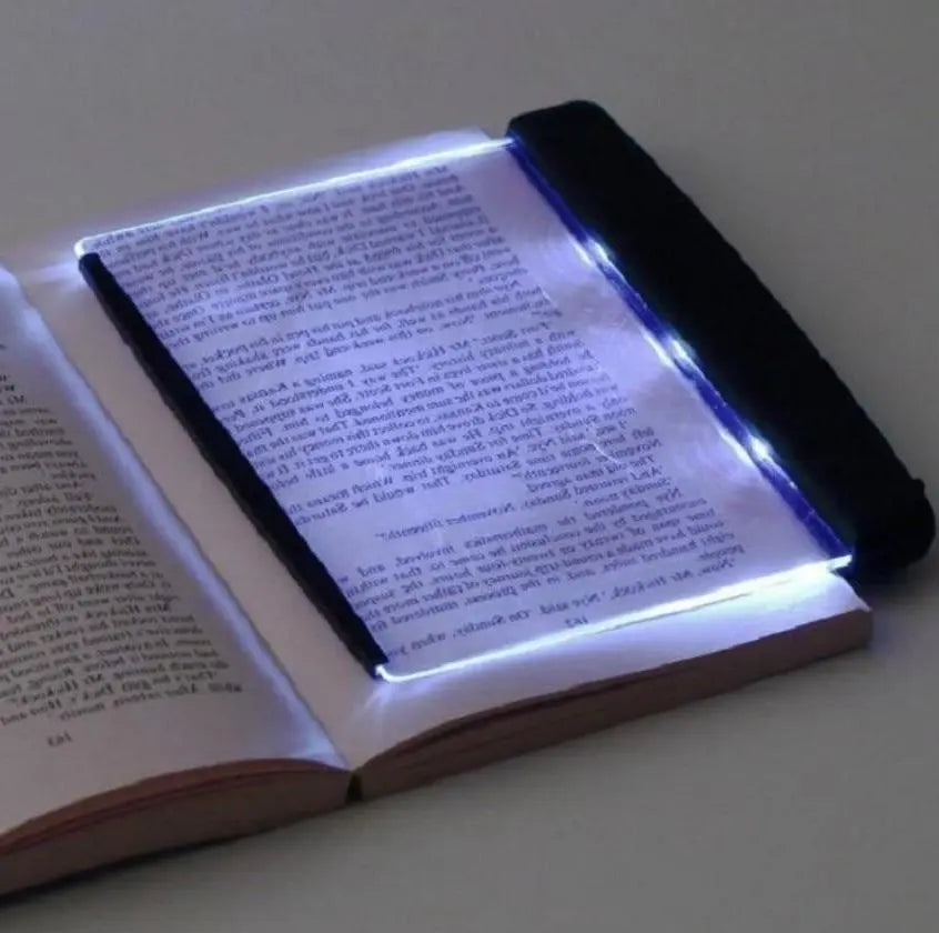 Book Light with Slim Flat Panel and Adjustable Color Temperature, Rechargeable USB-C All Vera Mart