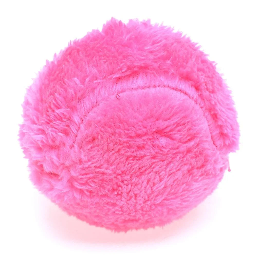 Interactive Rolling Ball for Dogs with Automatic Movement and Removable Fluffy Cover, 4 Colors All Vera Mart
