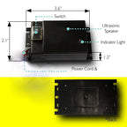 Ultrasonic Rodent Repeller with 12-45kHz Frequency and LED Battery Indicator for Vehicles All Vera Mart