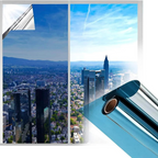 Window Film with Static Cling Application and Solar Heat Rejection, 15.7 x 39.4 Inches All Vera Mart