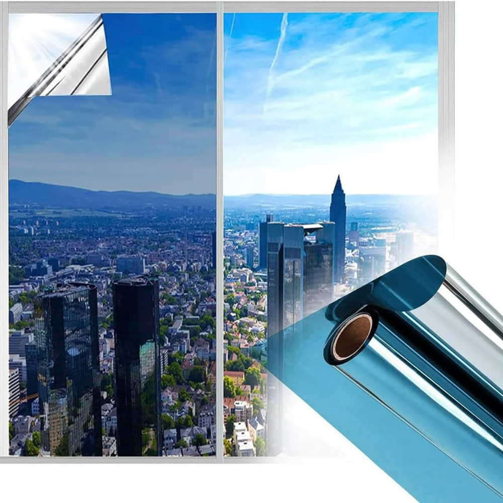 Window Film with Static Cling Application and Solar Heat Rejection, 15.7 x 39.4 Inches All Vera Mart