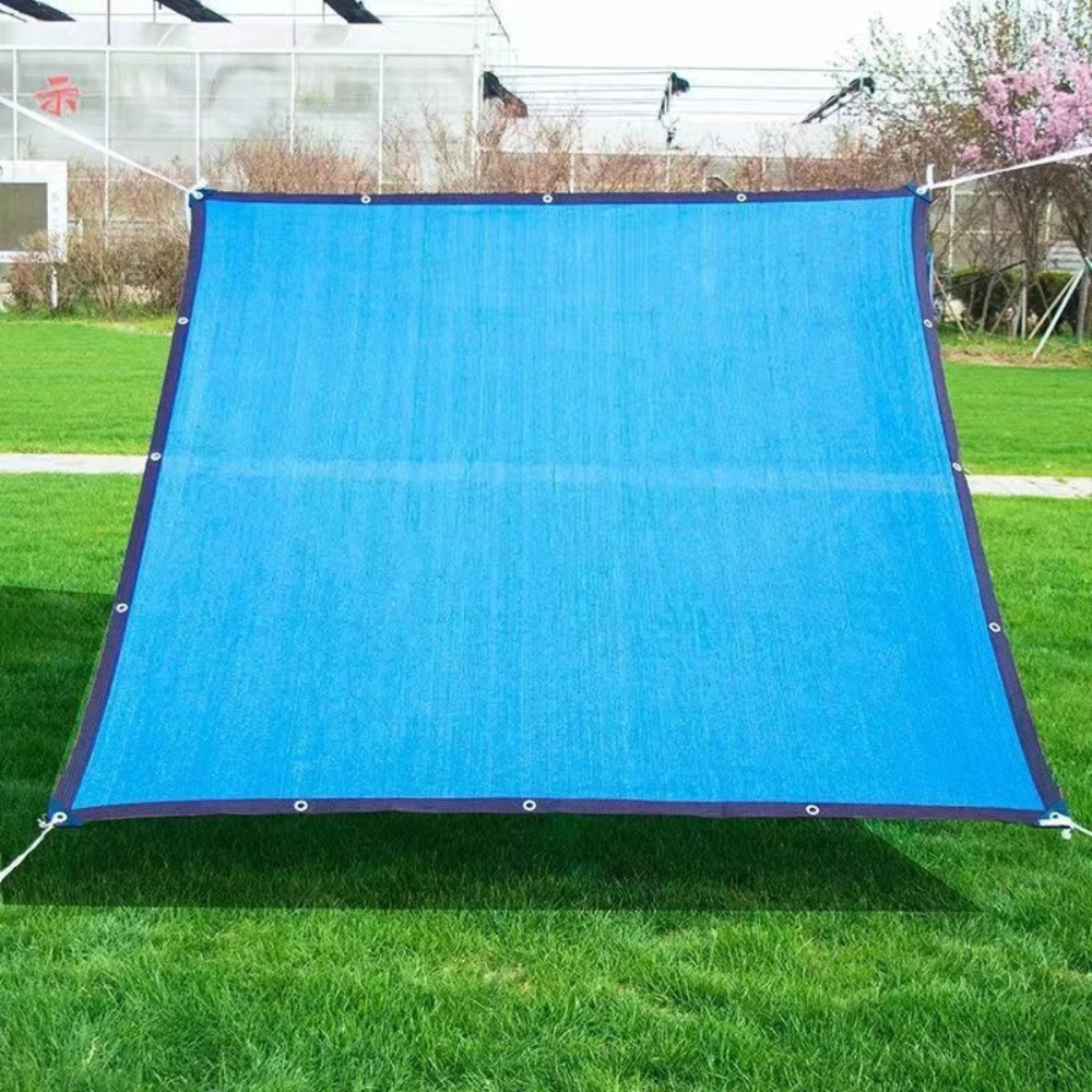 UV Blocking Patio Shade Sail with Breathable Mesh Weave and Metal Grommets All Vera Mart