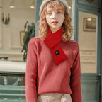 Heated Neck Scarf with Three Temperature Settings and Water Resistant Velvet
