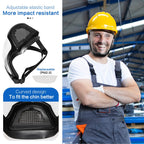 Full Face Shield with Anti-Fog Polycarbonate Visor and Adjustable Headband All Vera Mart