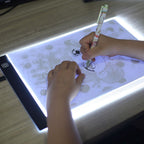 LED Light Pad for Tracing with Three Brightness Settings, A4 A5 Sizes All Vera Mart