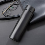 Smart Thermos Bottle with Touch Activated LED Temperature Display, 500ml All Vera Mart