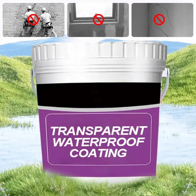 Waterproof Sealant with Transparent Finish and Flexible Crack Sealing, 300g Cartridge All Vera Mart