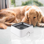 Dog Water Bowl with Floating Disk and 1.5 Liter Reservoir, Anti-Splash Design All Vera Mart