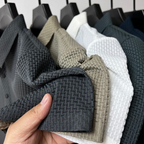 Tailored Polo Shirt with Structured Collar and Cotton Blend Knit, Machine Washable All Vera Mart
