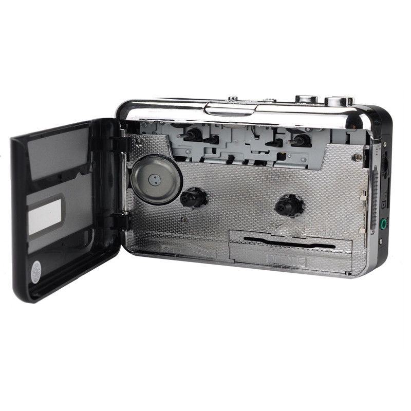 Portable Cassette Player with USB Flash Drive Recording and Stereo Sound Capture All Vera Mart