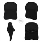 Memory Foam Lumbar Support Pillow with Adjustable Height and Three Point Contact All Vera Mart