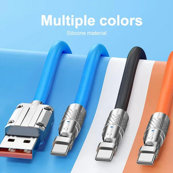 Rotating Charging Cable with 180° Connector and 480 Mbps Data Transfer All Vera Mart