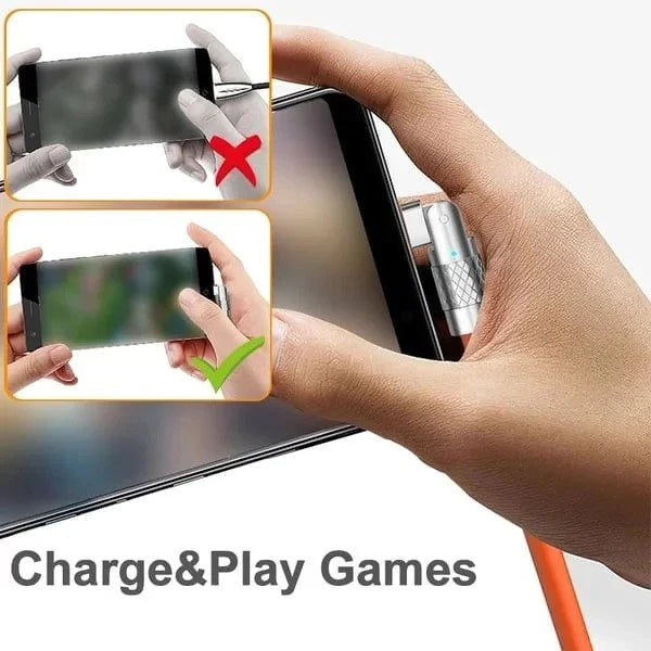 Rotating Charging Cable with 180° Connector and 480 Mbps Data Transfer All Vera Mart