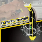 Rechargeable Body Groomer with Four Interchangeable Heads and Floating Blade, Wet and Dry Use All Vera Mart