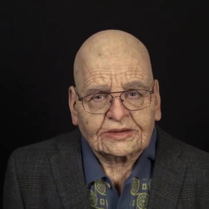 Realistic Old Man Latex Mask with Movable Mouth and Detailed Wrinkles for Adults All Vera Mart